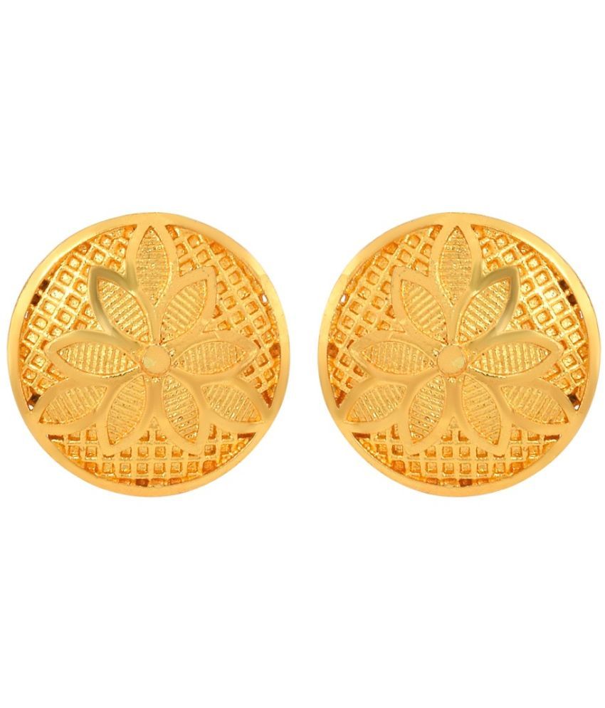     			ADMIER Yellow Stud Earrings ( Pack of 1 )