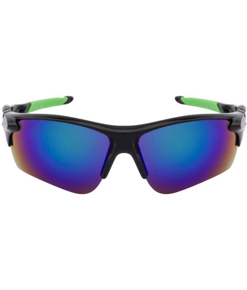     			Fair-X Black Oval Sunglasses ( Pack of 1 )