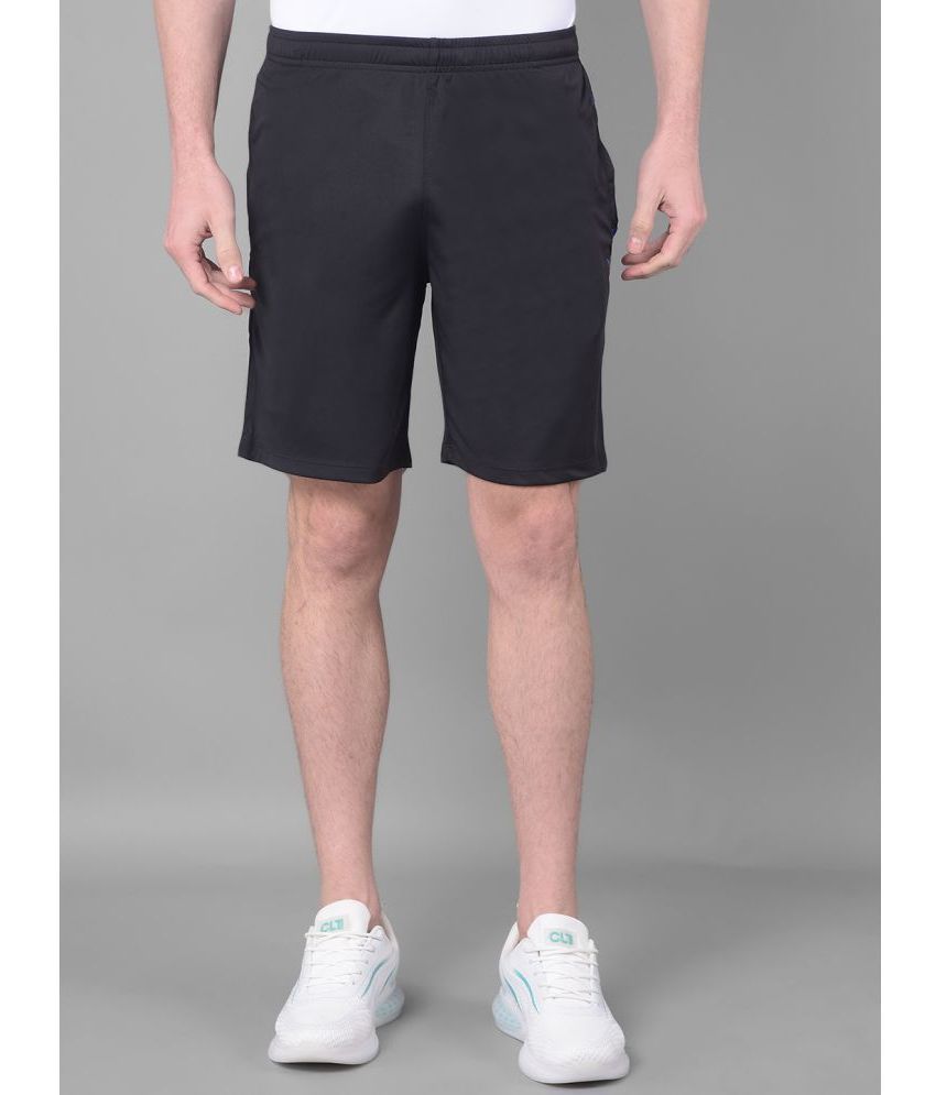     			Force NXT Black Polyester Men's Gym Shorts ( Pack of 1 )