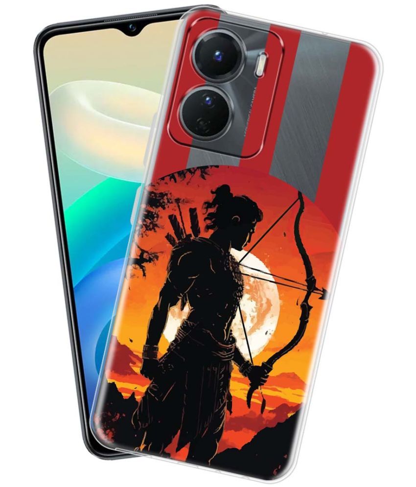     			NBOX Multicolor Printed Back Cover Silicon Compatible For Vivo Y16 ( Pack of 1 )