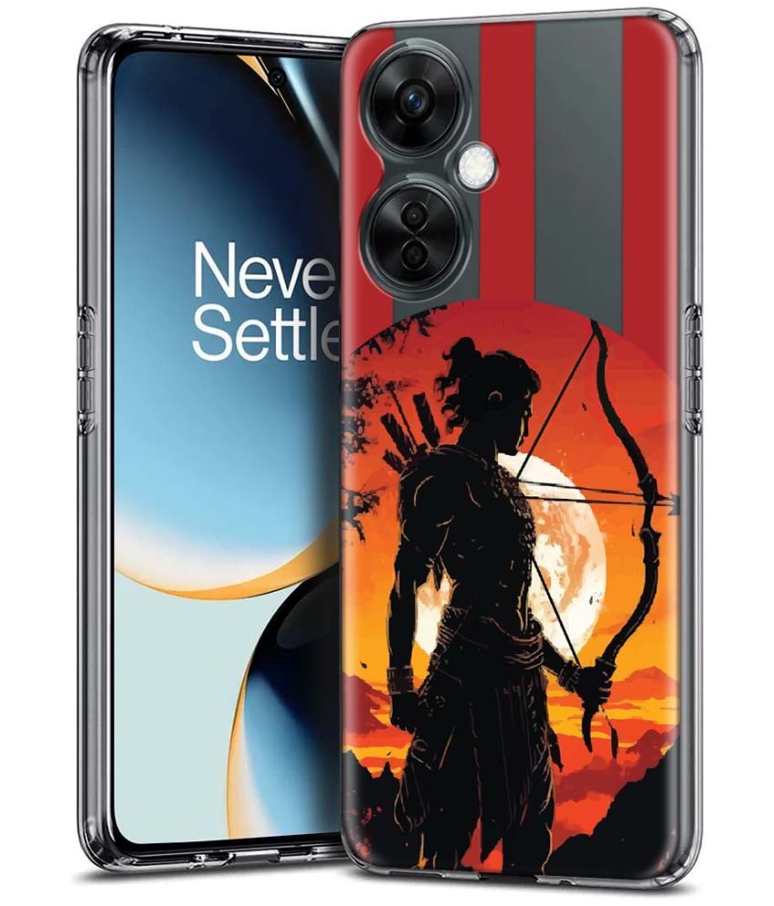     			NBOX Multicolor Printed Back Cover Silicon Compatible For Oneplus Nord CE 3 Lite 5G ( Pack of 1 )