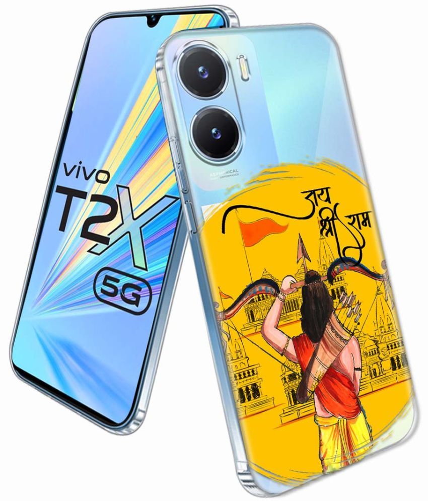     			NBOX Multicolor Printed Back Cover Silicon Compatible For Vivo T2x 5G ( Pack of 1 )