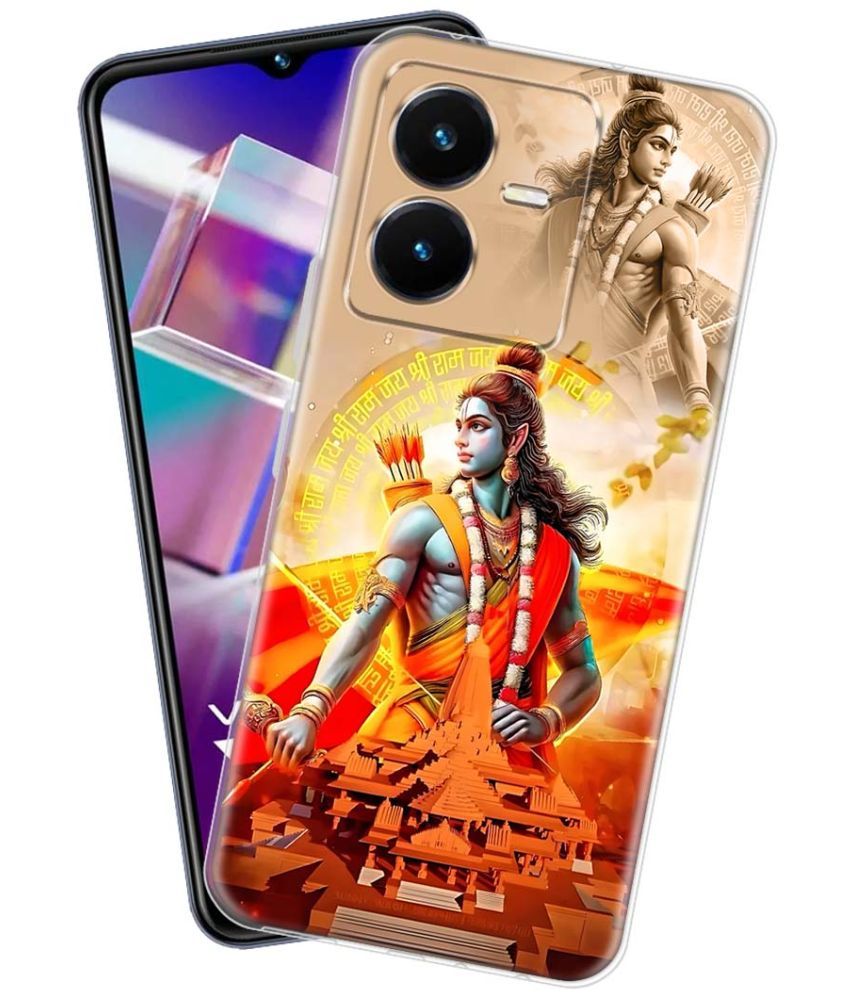     			NBOX Multicolor Printed Back Cover Silicon Compatible For Vivo Y22 ( Pack of 1 )