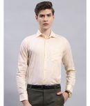 Monte Carlo 100% Cotton Regular Fit Solids Full Sleeves Men's Casual Shirt - Peach ( Pack of 1 )