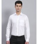 Monte Carlo 100% Cotton Regular Fit Solids Full Sleeves Men's Casual Shirt - White ( Pack of 1 )