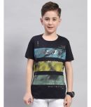 Monte Carlo Pack of 1 Boys Cotton T-Shirt ( Navy Blue )