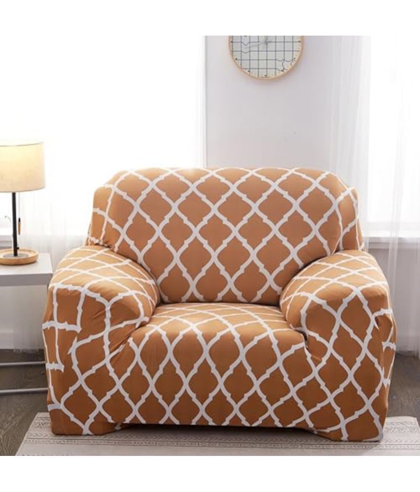     			House Of Quirk 1 Seater Polyester Sofa Cover ( Pack of 1 )