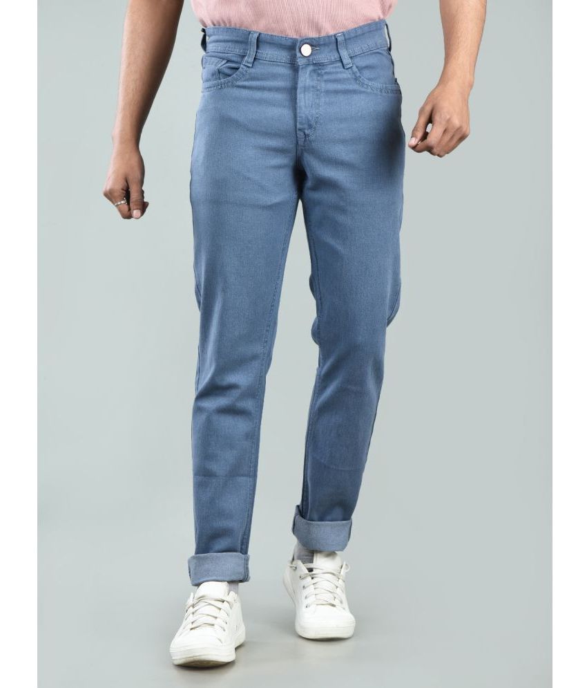     			Aflash Slim Fit Basic Men's Jeans - Light Blue ( Pack of 1 )