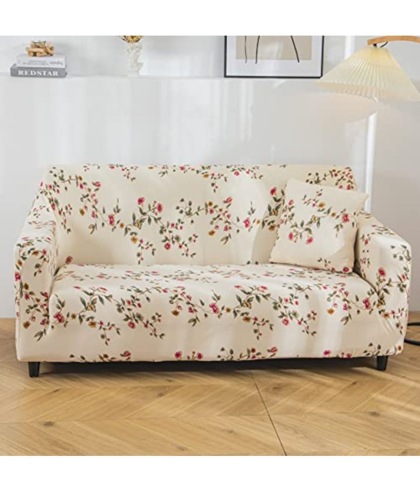     			House Of Quirk 1 Seater Polyester Sofa Cover ( Pack of 1 )