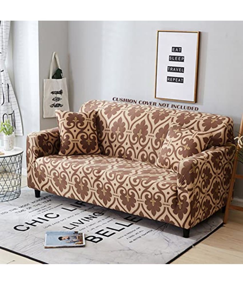     			House Of Quirk 1 Seater Polyester Sofa Cover ( Pack of 1 )