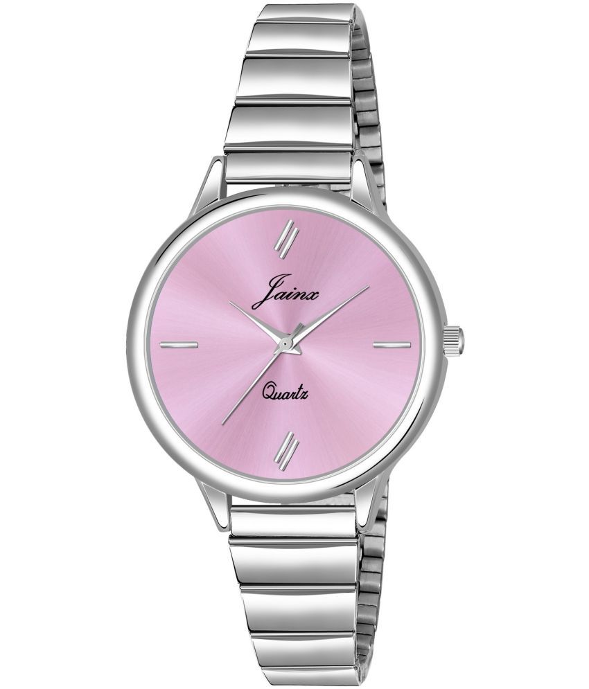     			Jaxer Silver Stainless Steel Analog Womens Watch