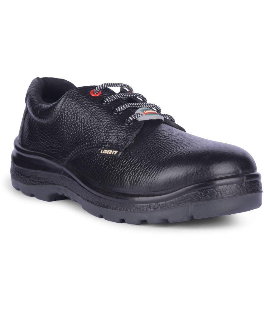     			Liberty Derby Black Safety Shoes