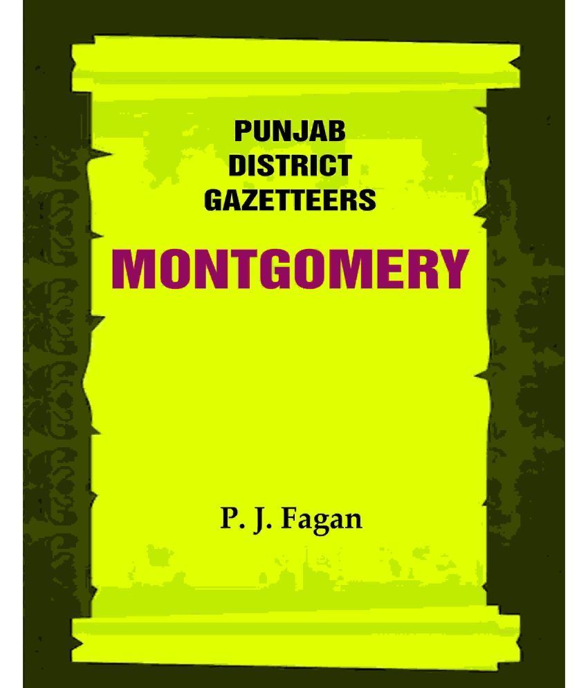     			Punjab District Gazetteers: Montgomery 24th