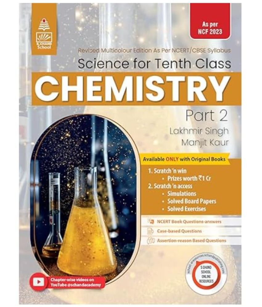    			Science for Class 10 Part-2 Chemistry 2024-2025