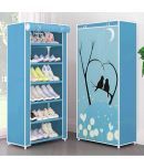 CMerchants Metal More Than 5 Tier Shoe Rack Sky Blue