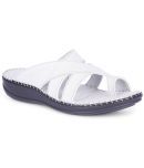 Liberty Light Grey Women's Leather Slipper