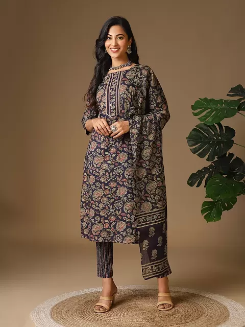 Buy Readymade Cotton Suits Online in UAE | SALWAR MAHAL