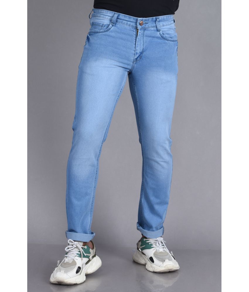    			Aflash Regular Fit Faded Men's Jeans - Light Blue ( Pack of 1 )