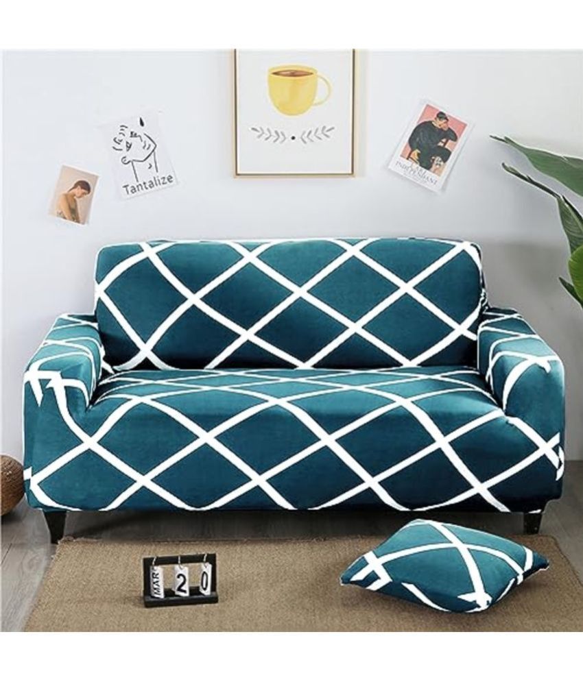     			House Of Quirk 1 Seater Polyester Sofa Cover ( Pack of 1 )