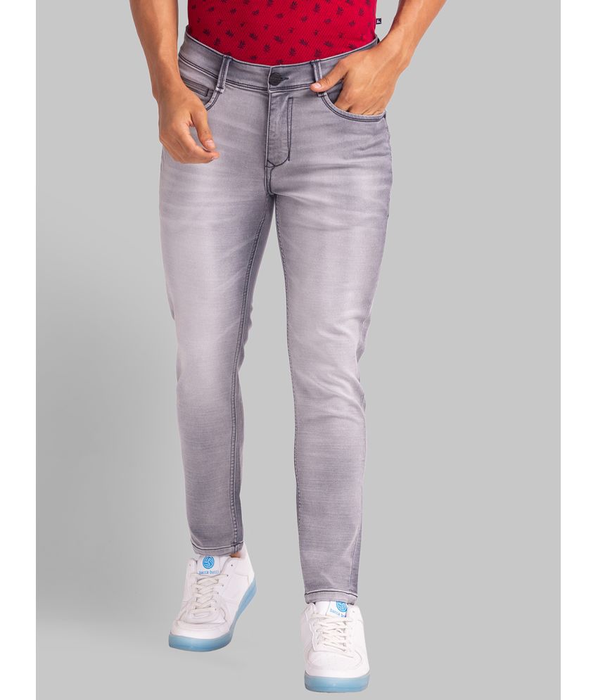     			Parx Skinny Fit Basic Men's Jeans - Grey ( Pack of 1 )
