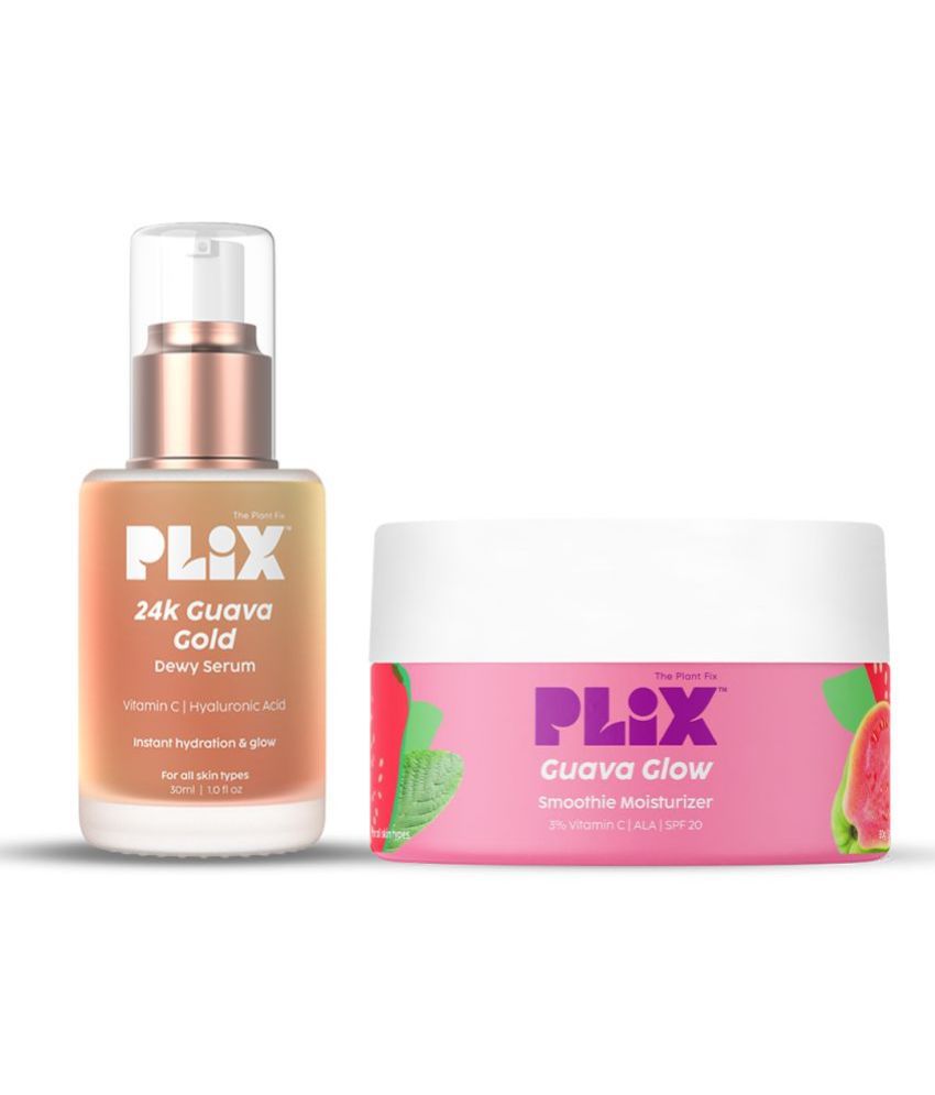     			Plix 24k Guava Gold Lightweight Face Serum & Moisturizer Combo For Glowing Eventone Skin(Pack of 2)
