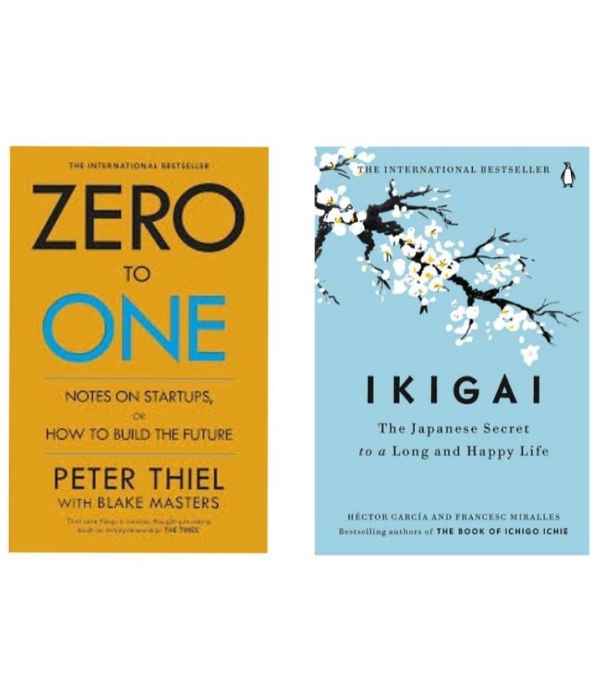     			( Unico books 2 ) Zero to One & Ikigai Paperback