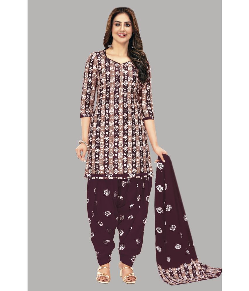     			shree jeenmata collection Unstitched Cotton Printed Dress Material - Multicolor ( Pack of 1 )