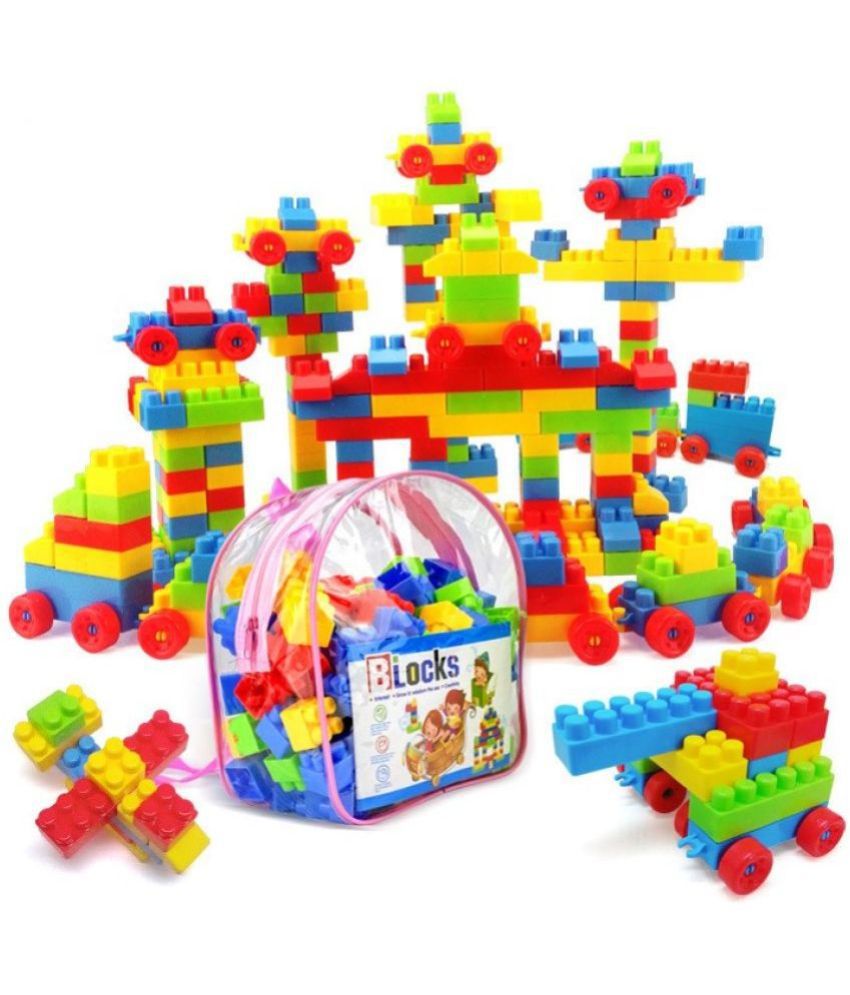     			RINISH Building Block For Kids Toys For Learning And Education Puzzle Block For Children Boys and Girls 110 Pcs Bag