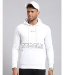 Rock.it Polyester Blend Hooded Men's Sweatshirt - White ( Pack of 1 )