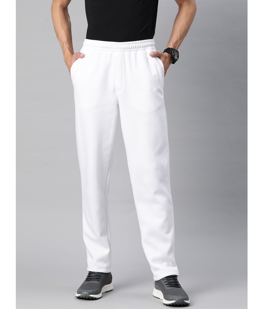     			Alcis White Cotton Blend Men's Trackpants ( Pack of 1 )