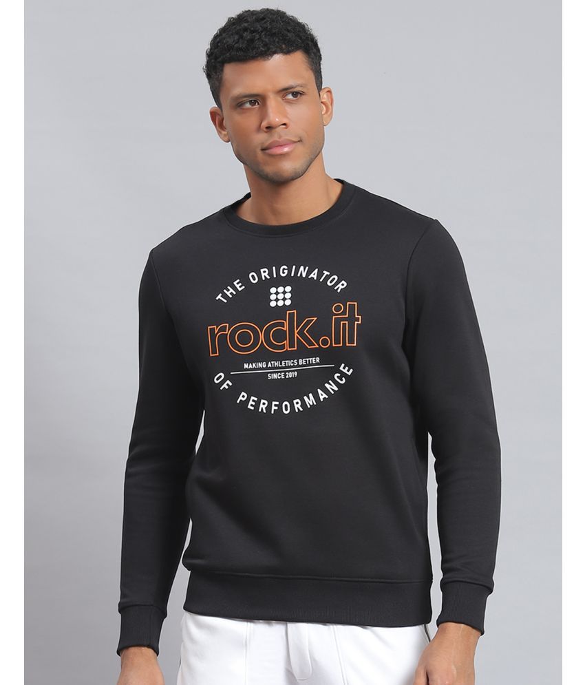     			Rock.it Polyester Round Neck Men's Sweatshirt - Black ( Pack of 1 )