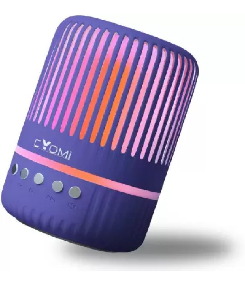     			CYOMI CY-630 5 W Bluetooth Speaker Bluetooth v5.0 with SD card Slot Playback Time 4 hrs Blue