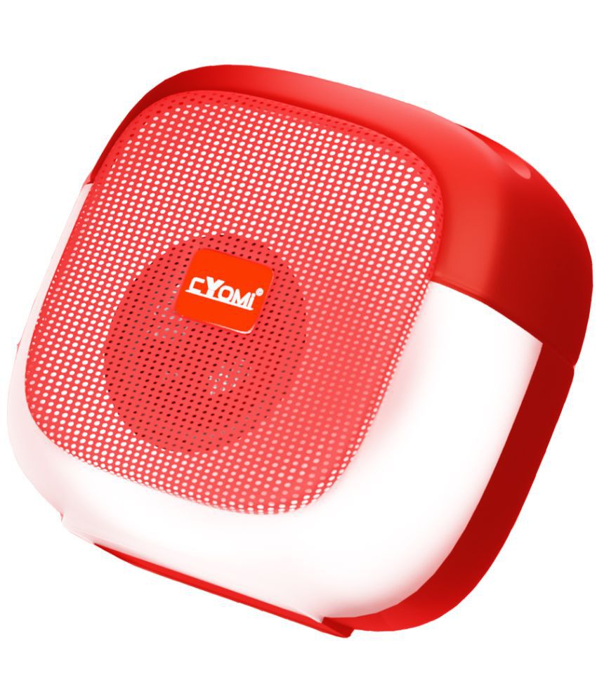     			CYOMI Cy631 5 W Bluetooth Speaker Bluetooth v5.0 with SD card Slot Playback Time 4 hrs Red
