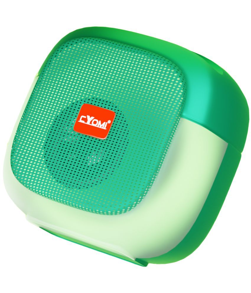    			CYOMI Cy631 5 W Bluetooth Speaker Bluetooth v5.0 with SD card Slot Playback Time 4 hrs Green