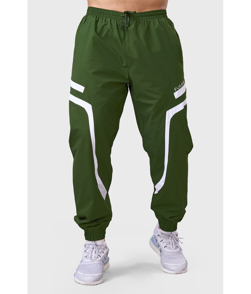     			Fuaark Olive Polyester Men's Sports Joggers ( Pack of 1 )