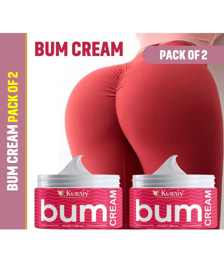     			KURAIY Butt Enlargement Cream Enhance Hips Enlarge Hip Fat Cells 50G Pack of 2