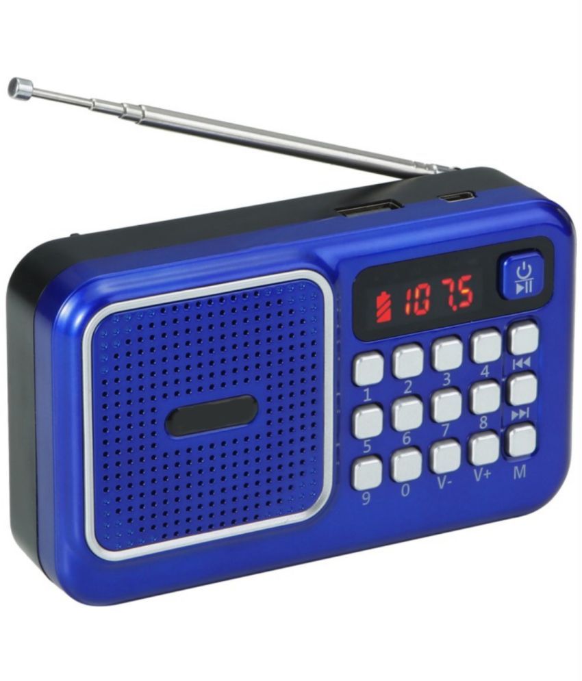     			Neo M41 VP RADIO 5 W Bluetooth Speaker Bluetooth v5.0 with USB,SD card Slot Playback Time 4 hrs Blue