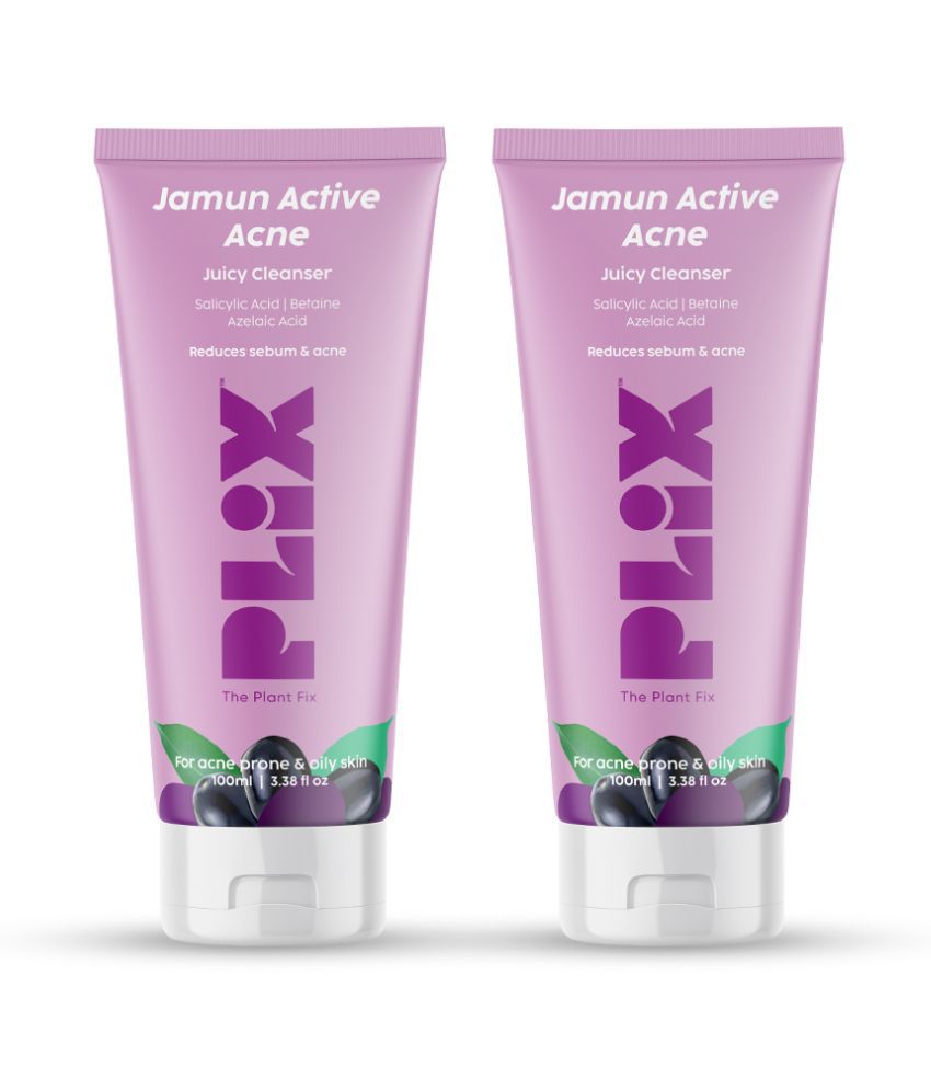     			Plix Salicylic Acid Jamun Cleanser Gel For Active Acne & Oil Control Face Wash(200 ml)