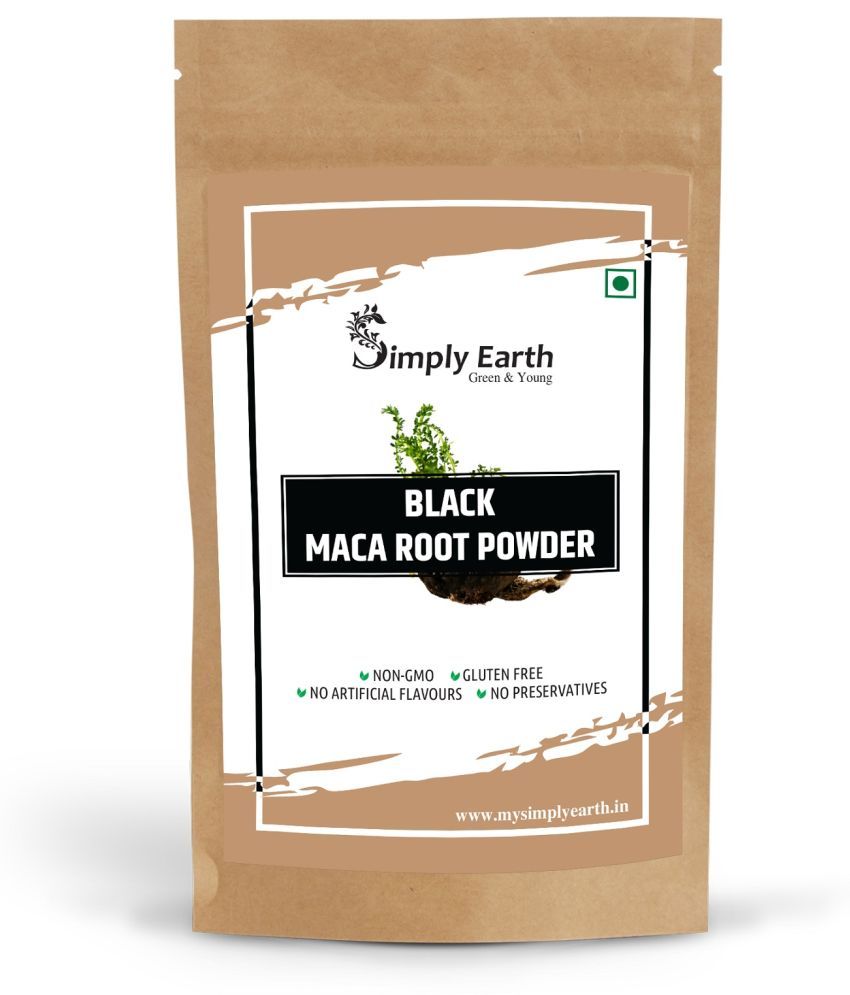     			Simply Earth Peruvian Black Maca Root Powder Boosts Energy And Immunity Relieves Stress 100 Gms