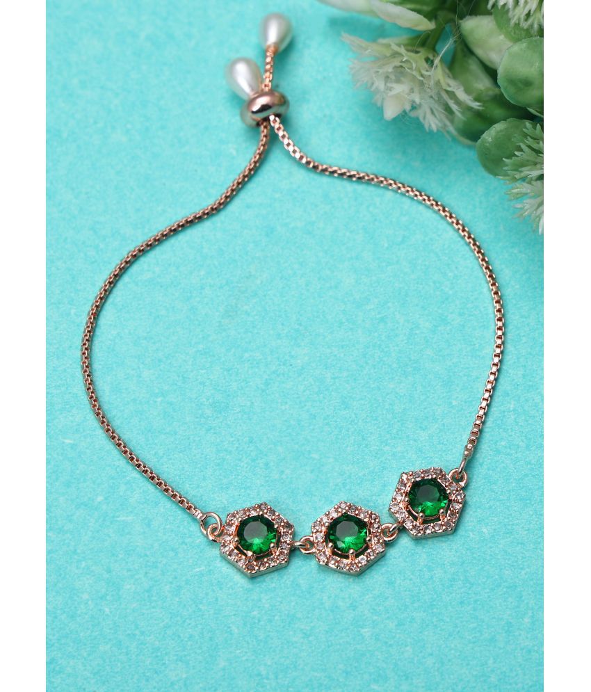     			Sunhari Jewels Green Bracelet ( Pack of 1 )