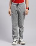 Monte Carlo Pack of 1 Boys Cotton Blend Trackpant ( Grey )