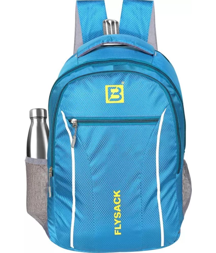     			FLYSACK Blue PU Backpack ( 40 Ltrs )