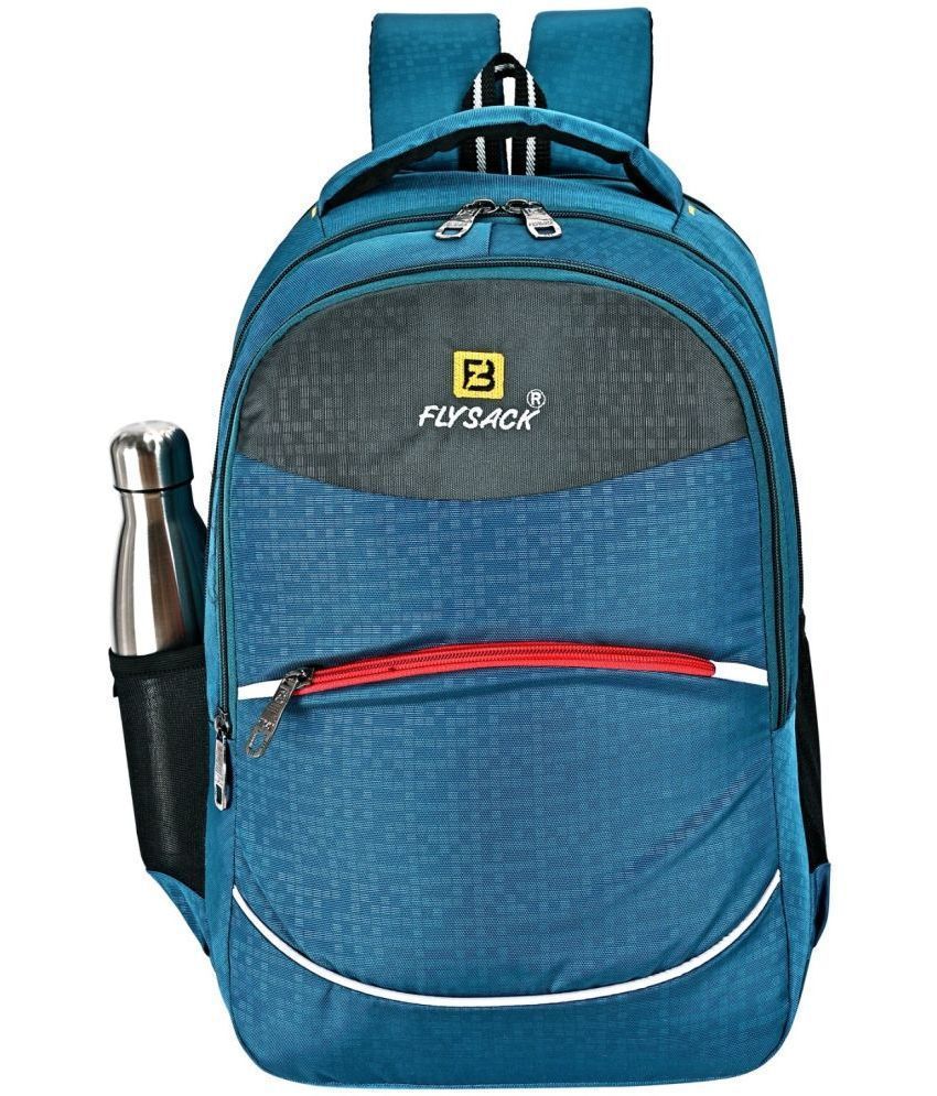     			FLYSACK Light Blue PU Backpack ( 40 Ltrs )