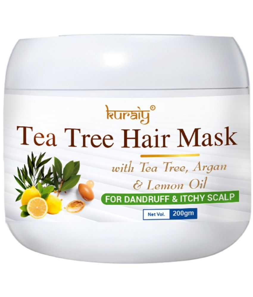     			KURAIY Tea Tree Hair Mask With Tea Tree, For Dandruff & Itchy Scalp 200g