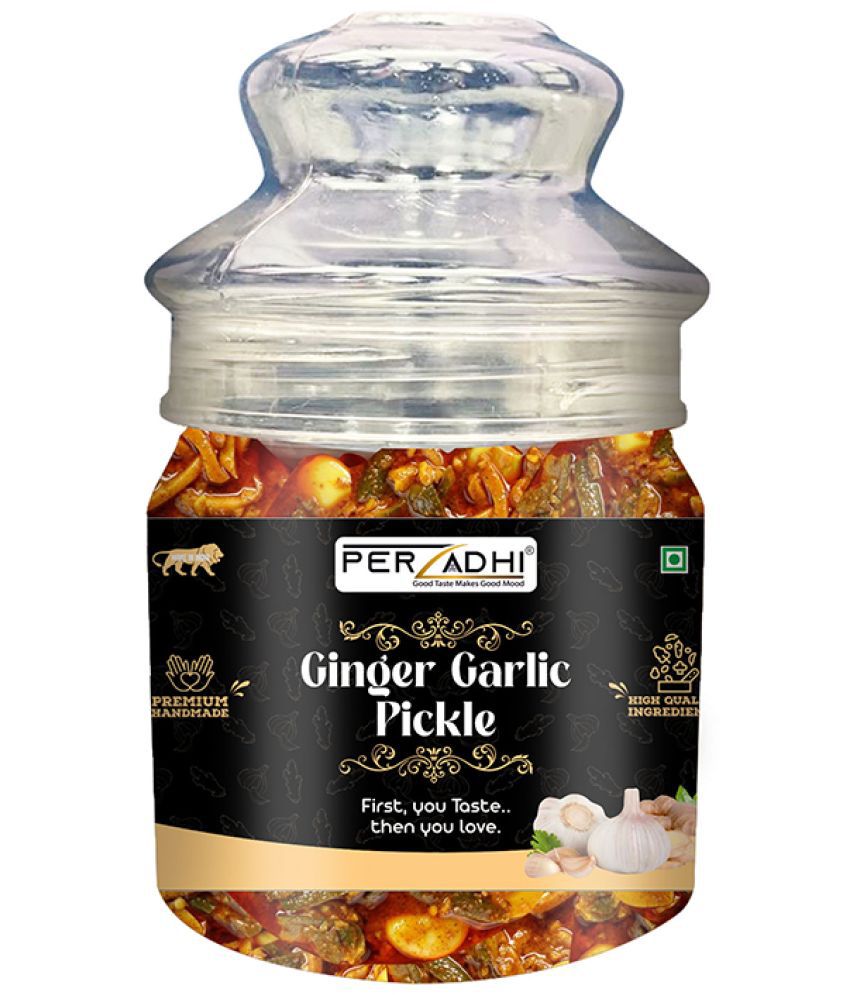     			Perzadhi Ginger & Garlic Pickle | Lasun Adrak Ka Achar | Pure Mustard Oil Vegetable Pickle 450 g