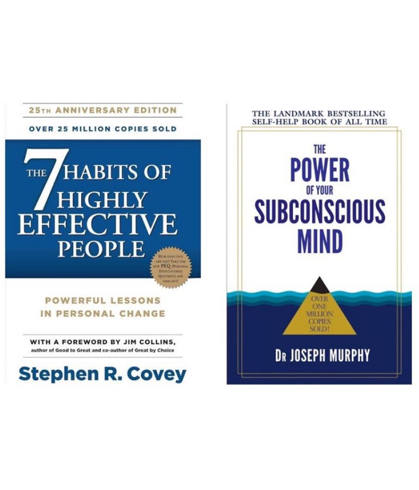     			Unico 2 books )  Power of Your Subconscious Mind & The 7 Habits of Highly Effective People Paperback