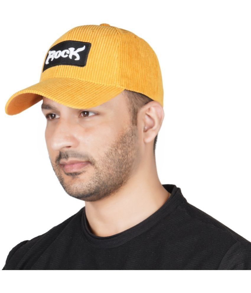     			valdez Yellow Cotton Blend Men's Cap ( Pack of 1 )