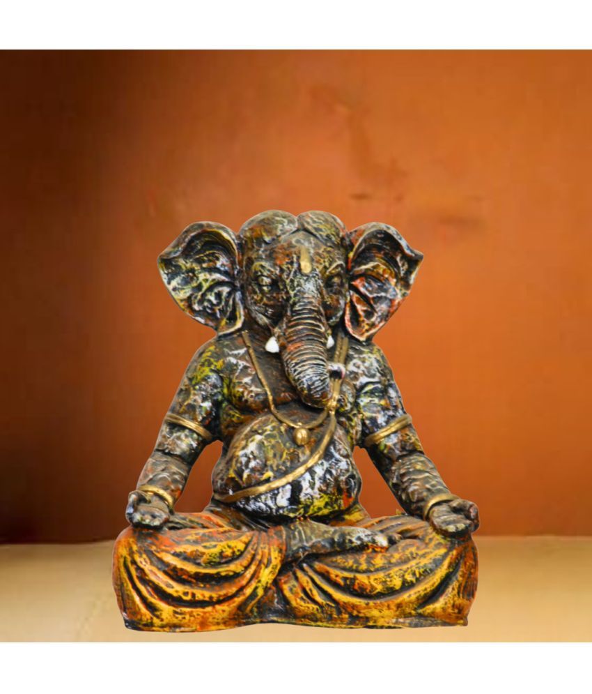     			BECKON VENTURE Palm Ganesha Showpiece 18 cm - Pack of 1