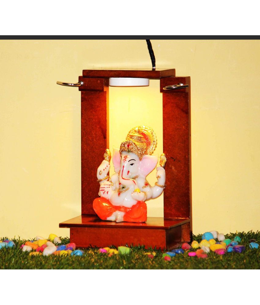     			BECKON VENTURE Palm Ganesha Showpiece 27 cm - Pack of 1