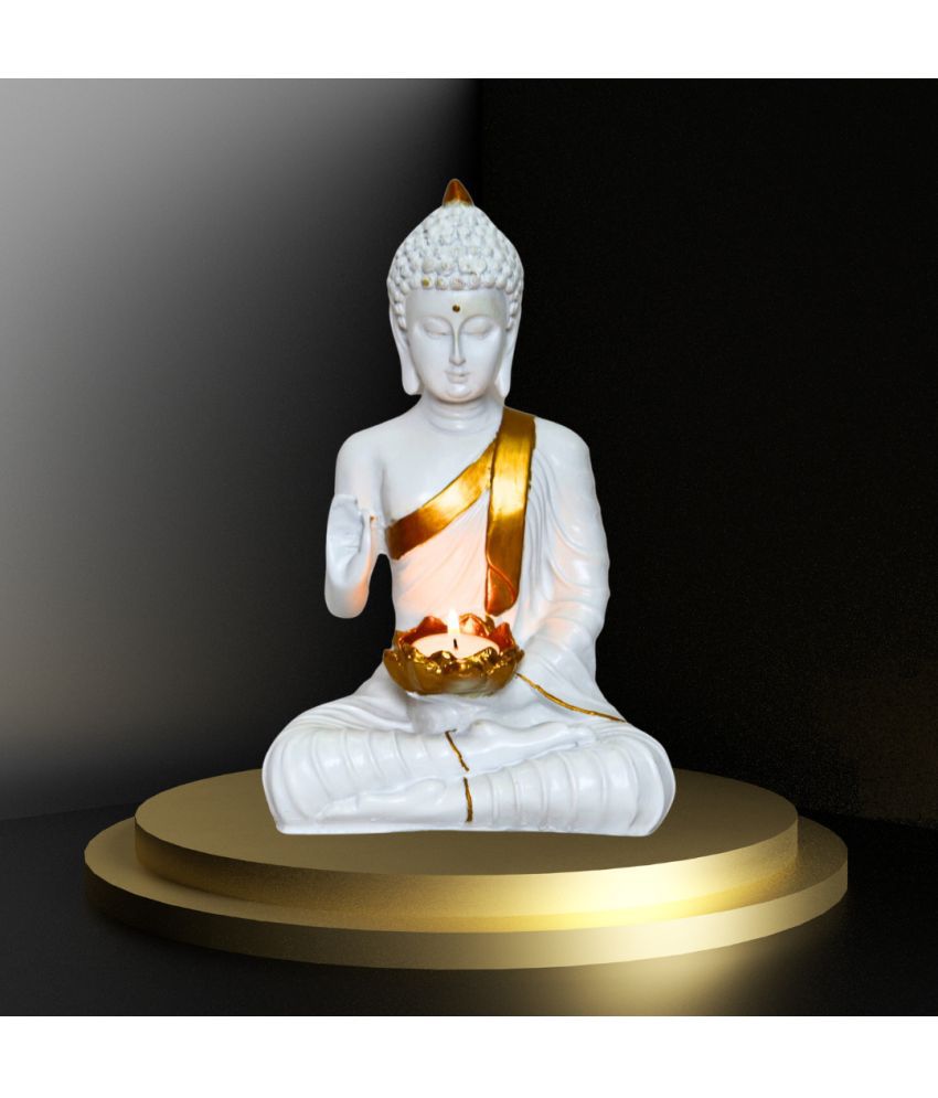     			BECKON VENTURE Samadhi Buddha Showpiece 25 cm - Pack of 1